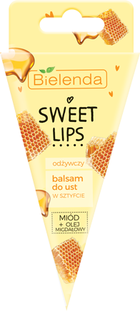 5902169045937 SWEET LIPS Balsam do ust w sztyfcie MIÓD + OLEJ MIGDAŁOWY 3,8 g